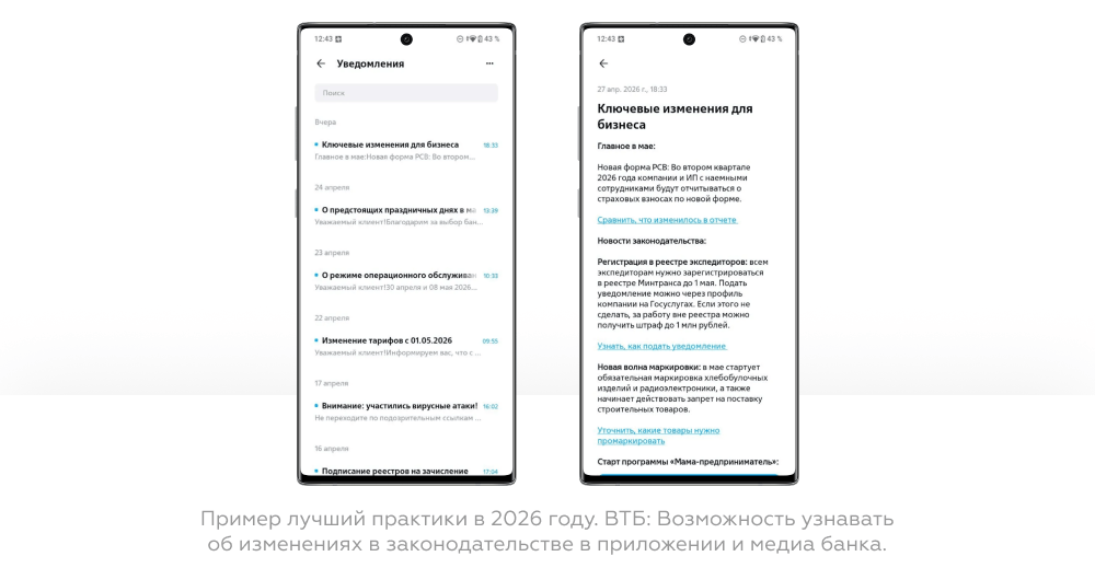 Лучшие практики мобильных банков для бизнеса в 2026 году